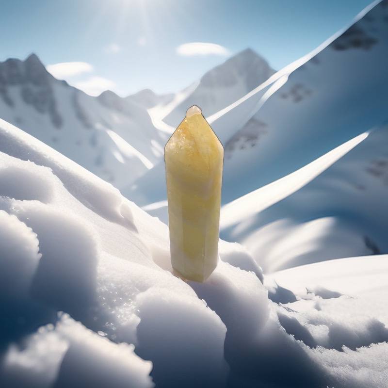 Large Crystal Obelisk Point Lemon Quartz Wand 6 Faceted Reiki Chakra Meditation Stone Tower ,citrine