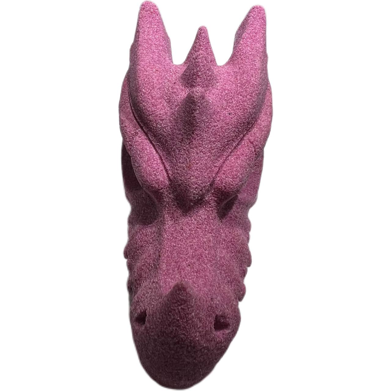 Ruby dragon head, UV reactive