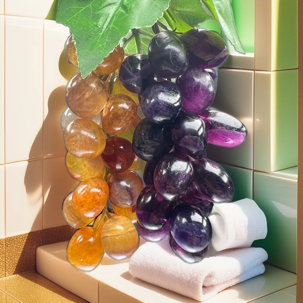 Crystal Grape, Amethyst, Citrine,wines