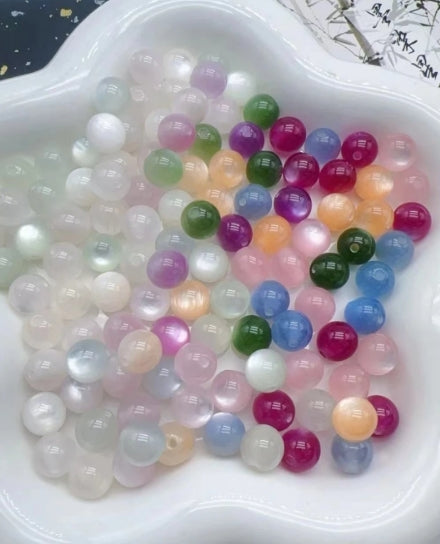 Bracelet Discolouring Beads DIY Resin 8mm 10mm