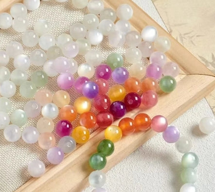 Bracelet Discolouring Beads DIY Resin 8mm 10mm